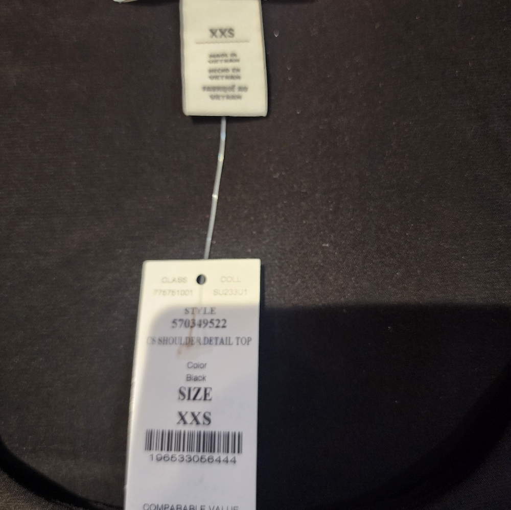 WHBM CS Shoulder detail top Size xxs - Picture 3 of 9